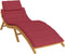 vidaXL - Ligbedkussen - 186x58x3 - cm - oxford - stof - wijnrood