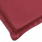 vidaXL - Ligbedkussen - 186x58x3 - cm - oxford - stof - wijnrood