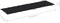 vidaXL - Ligbedkussen - 186x58x3 - cm - oxford - stof - zwart
