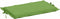 vidaXL - Ligbedkussen - 186x58x3 - cm - stof - gemêleerd - groen