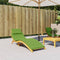 vidaXL - Ligbedkussen - 186x58x3 - cm - stof - gemêleerd - groen
