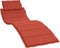 vidaXL - Ligbedkussen - 186x58x3 - cm - stof - gemêleerd - rood