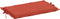 vidaXL - Ligbedkussen - 186x58x3 - cm - stof - gemêleerd - rood