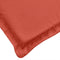 vidaXL - Ligbedkussen - 186x58x3 - cm - stof - gemêleerd - rood