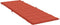 vidaXL - Ligbedkussen - 186x58x3 - cm - stof - gemêleerd - rood