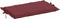 vidaXL - Ligbedkussen - 186x58x3 - cm - stof - gemêleerd - wijnrood