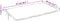 vidaXL - Ligbedkussen - 186x58x3 - cm - stof - gemêleerd - wijnrood