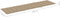 vidaXL - Ligbedkussen - 200x50x3 - cm - oxford - stof - beige