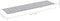 vidaXL - Ligbedkussen - 200x50x3 - cm - oxford - stof - grijs