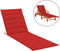 vidaXL - Ligbedkussen - 200x50x3 - cm - oxford - stof - rood