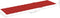 vidaXL - Ligbedkussen - 200x50x3 - cm - oxford - stof - rood