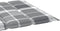 vidaXL - Ligbedkussen - 200x50x3 - cm - oxford - stof - ruitpatroon - grijs