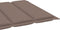 vidaXL - Ligbedkussen - 200x50x3 - cm - oxford - stof - taupe
