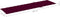 vidaXL - Ligbedkussen - 200x50x3 - cm - oxford - stof - wijnrood