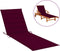 vidaXL - Ligbedkussen - 200x50x3 - cm - oxford - stof - wijnrood