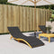 vidaXL - Ligbedkussen - 200x50x3 - cm - oxford - stof - zwart