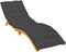 vidaXL - Ligbedkussen - 200x50x3 - cm - oxford - stof - zwart