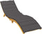 vidaXL - Ligbedkussen - 200x50x3cm - oxford - stof - antracietkleurig