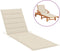 vidaXL - Ligbedkussen - 200x50x3cm - oxford - stof - crèmekleurig
