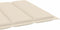 vidaXL - Ligbedkussen - 200x50x3cm - oxford - stof - crèmekleurig