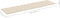 vidaXL - Ligbedkussen - 200x50x3cm - oxford - stof - crèmekleurig