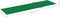 vidaXL - Ligbedkussen - 200x50x3cm - oxford - stof - groen