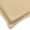 vidaXL - Ligbedkussen - 200x50x4 - cm - stof - gemêleerd - beige