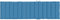 vidaXL - Ligbedkussen - 200x50x4 - cm - stof - gemêleerd - blauw