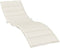 vidaXL - Ligbedkussen - 200x50x4 - cm - stof - gemêleerd - crèmekleurig