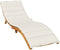 vidaXL - Ligbedkussen - 200x50x4 - cm - stof - gemêleerd - crèmekleurig