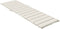 vidaXL - Ligbedkussen - 200x50x4 - cm - stof - gemêleerd - crèmekleurig
