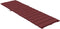 vidaXL - Ligbedkussen - 200x50x4 - cm - stof - gemêleerd - wijnrood