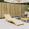 vidaXL - Ligbedkussen - 200x60x3 - cm - oxford - stof - beige
