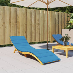 vidaXL - Ligbedkussen - 200x60x3 - cm - oxford - stof - blauw