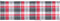 vidaXL - Ligbedkussen - 200x60x3 - cm - oxford - stof - ruitpatroon - rood