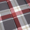vidaXL - Ligbedkussen - 200x60x3 - cm - oxford - stof - ruitpatroon - rood