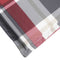 vidaXL - Ligbedkussen - 200x60x3 - cm - oxford - stof - ruitpatroon - rood