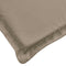 vidaXL - Ligbedkussen - 200x60x3 - cm - oxford - stof - taupe