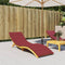 vidaXL - Ligbedkussen - 200x60x3 - cm - oxford - stof - wijnrood