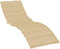 vidaXL - Ligbedkussen - 200x60x4 - cm - stof - gemêleerd - beige
