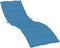 vidaXL - Ligbedkussen - 200x60x4 - cm - stof - gemêleerd - blauw