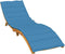 vidaXL - Ligbedkussen - 200x60x4 - cm - stof - gemêleerd - blauw