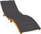 vidaXL - Ligbedkussen - 200x60x4 - cm - stof - gemêleerd - antracietkleurig