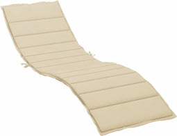 vidaXL - Ligbedkussen - 200x70x3 - cm - oxford - stof - beige