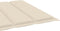 vidaXL - Ligbedkussen - 200x70x3 - cm - oxford - stof - crèmekleurig