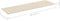 vidaXL - Ligbedkussen - 200x70x3 - cm - oxford - stof - crèmekleurig