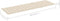 vidaXL - Ligbedkussen - 200x70x3 - cm - oxford - stof - crèmekleurig