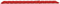 vidaXL - Ligbedkussen - 200x70x3 - cm - oxford - stof - rood
