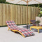 vidaXL - Ligbedkussen - 200x70x3 - cm - oxford - stof - ruitpatroon - rood