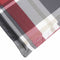 vidaXL - Ligbedkussen - 200x70x3 - cm - oxford - stof - ruitpatroon - rood
